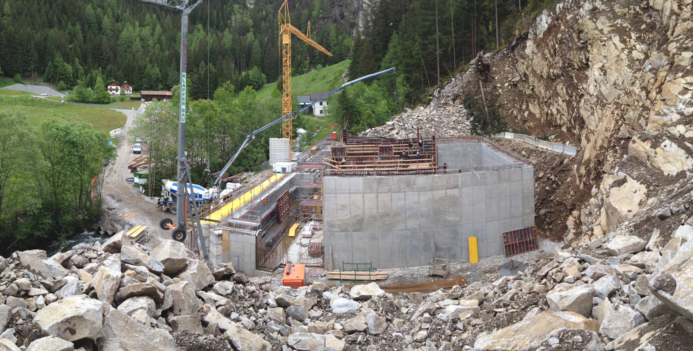 Klapfer Bau - Leistungen - Hochbau - Rohbau
